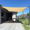thumbnail image 1 of Sun Shade Sail SUNNY GUARD, 4,3 x 4,3 x 4,3 m, triángulo, arena, 1 of 8