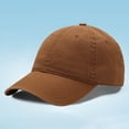 thumbnail image 2 of LIIPEE Girls Boys Baseball Hats Summer Trendy Versatile Solid Color Wide Brim Visor Cap Protection Caps Baby Comfort Beach Sunscreen Sunshade Hat,Coffee,One Size, 2 of 4
