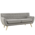 thumbnail image 5 of Modern Contemporary Urban Design Living Lounge Room Sofa and Loveseat Sofa, Grey Gray, Fabric, 5 of 5