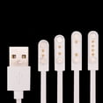 thumbnail image 1 of USB a resorte magnético cargado pogo pin 2pin 4pin cable cargador para reloj inteligente Sincero, 1 of 6