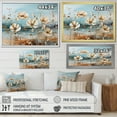 thumbnail image 4 of Designart "Liquid Art Of Charm In The Beige River Meadow" Meadow Canvas Art Print, 4 of 7