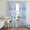 Sky, White, Silver, Mist, variant on Blue Ombre Floral Sheer Curtains 96 Inch Length 2 Panels Set, Sky Classic Minimalist Voile Window Treatment Semi Sheer Long Curtains Drapes for Bedroom/Living Room/Kitchen 52"x96"x2