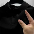 thumbnail image 3 of Nueva camiseta de hombre transpirable de secado rápido, camisa POLO informal de negocios, nueva moda de verano, ropa de manga corta, color sólido, 3 of 5