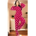 thumbnail image 4 of Set De 2 Pijamas Afelpadas Unitalla Mujer Polar Pantalón Sudadera Ropa Invierno, 4 of 5