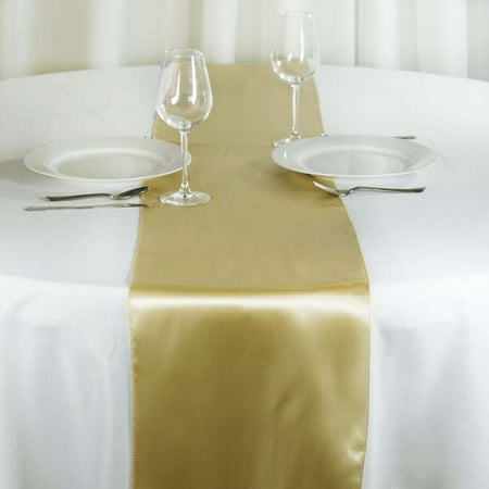Wedding Runner - Efavormart Premium SATIN Table Top Runner For Weddings Birthday Party Banquets Decor Fit Rectangle and Round Table 12