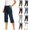 Dark Blue, variant on ShiShine Womens Capri Denim Pants High Waist Straight Leg Baggy Jeans Summer Casual Comfy Trousers with Pockets