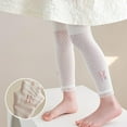 thumbnail image 4 of ZACPNCV Little Girls Fishnet Tights Princess Hollow Out Footed Leggings Toddler Dancing Pantyhose Uniform Stockings White 5-6 Years, 4 of 9
