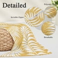 thumbnail image 3 of Palm Leaves Yellow Throw Pillow Cover 12 x 20 Inch Decorative Pillow Cover Summer Botanical Coastal Tropical Lumbar Pillowcase Seasonal Rectangle Cushion Case for Couch Sofa Bed Living Room, 3 of 9