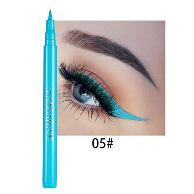 Xihbxyly Liquidación de verano Delineador de ojos pintado El delineador de ojos mate es fácil desvanecer y difuminarse