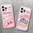 thumbnail image 2 of Funda de teléfono transparente k-kirby de dibujos animados para iPhone, 15, 14 Pro Max, 13, 12 Mini, 11 Pro, XR, XS, X, 8, 7, 6, 6S Plus, SE, 2020, 2 of 5