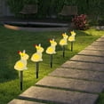 thumbnail image 4 of sruoe Outdoor Patio Garden Lights Decor, Stake Lamp, Waterproof Solar Lights Outdoor, Ground Lights Decoration, LED Easter Solar lights for Outside Yard Lawn Ornaments, 4 of 6