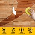 thumbnail image 3 of JAKEHOE 1 Set Wood Floor Cleaning and Care Wax with Sponge Stain Removal Dust Prevention, Natural Sh, 3 of 5