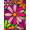 Pink, Pattern 18, variant on ODIKA 4'x6' Machine Washable Non-Slip Area Rug, Vintage Burgundy High Traffic Rug, Pink, 1291152