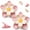 2*Pink, variant on Magnetic Flower Bag Clips 10Pcs, 3D Lotus Sealing Clips for Food, Fridge Magnet Note Holders for Kitchen & Office