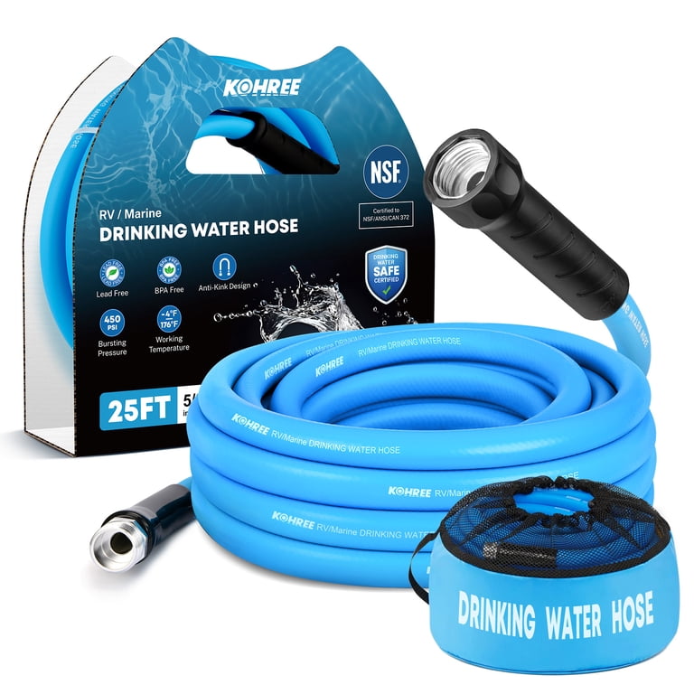 Kohree 25FT NSF Certified Drinking Water Hose photo 1