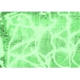 thumbnail image 1 of Ahgly Company Indoor Rectangle Abstract Emerald Green Modern Area Rugs, 2' x 3', 1 of 4
