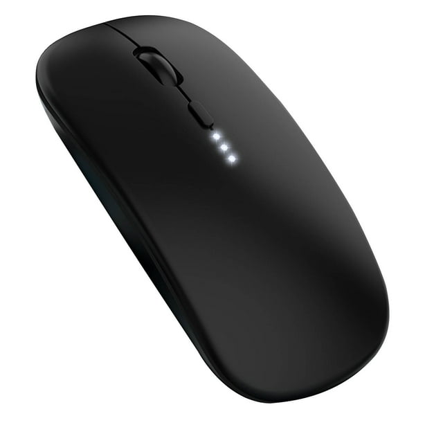 Dispositivos electrónicos, accesorios de computadora, mouse, mouse inalámbrico Bluetooth con carga silenciosa para laptop. 4G + BT5.