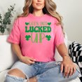 thumbnail image 2 of Fun St. Patrick's Day Let's Get Lucked Up, Crunchberry Comfort Colors T-Shirt, 2XL, 2 of 3