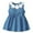 Sky Blue, variant on LUOGENLI Dress Pureborn Baby Toddler Girl Dress Short and Long Sleeve Coton Playwear Dresses Maxi Skirt Set Vacation Sky Blue 9-12 Months