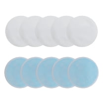 XIRQI Reusable Makeup Remover Pads-10 Pieces Soft Organic Cotton Rounds with Washable Drawstring