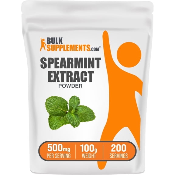 BulkSupplements Spearmint Extract Powder - 500mg per Serving - 100 Grams (3.5 oz) - 200 Servings