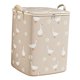 thumbnail image 2 of Bolsa para guardar edredones, cesta para ropa, regalo, tela no tejida versátil, asas de transporte Beige 180 L, 2 of 9