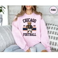 thumbnail image 2 of Retro Chicago Football Sweatshirt, Vintage Chicago Football Sweater, Chicago Fan Crewneck, Chicago Game Day Sweater, Bears Football Season, 2 of 5