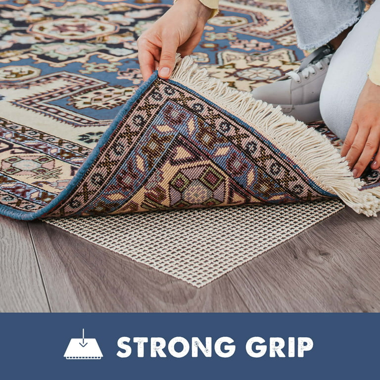 Non Slip Rug Pad Gripper 9 x 12 ft Extra Cushioned Pads by Slip-Stop