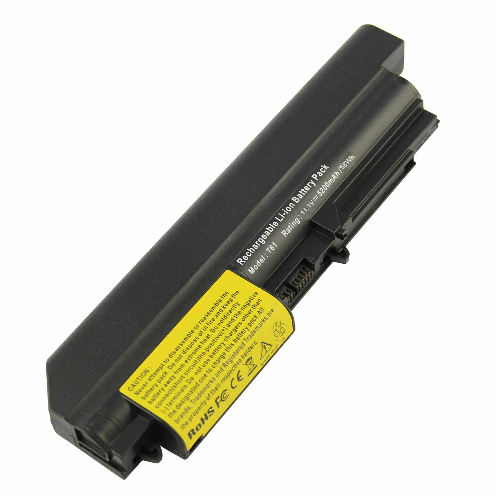 41U3198 Battery for Lenovo ThinkPad R61 T61 T400 R400 Series 14.1" Widescreen - image 1 of 5