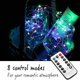 thumbnail image 4 of Cadena de luces LED de 10 m, 100 bombillas, 8 modos, resistente al agua, funciona con pilas, con mando a distancia y temporizador para decoración de interior y exterior, perfecta para, 4 of 8