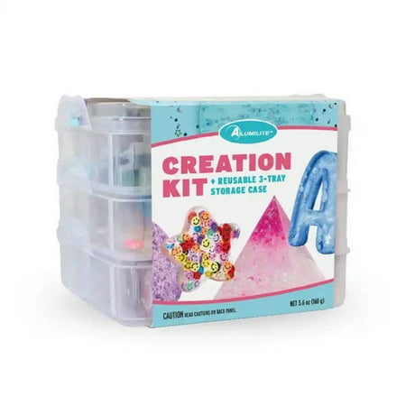 Alumilite Creation Kit - 84 Pieces – Colorants and Decorative Art Pieces for use in Resin & Craft Projects, Unisex Adult Age 14 & up, Orange