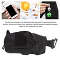 thumbnail image 4 of Strap Pack Clip - On Pouch,Tools Sundries Accessory Bag Backpack Shoulder Strap Pocket,Backpack Attachment for Hikers, Travelers, Students, and Commuters[black], 4 of 9