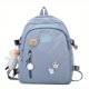 thumbnail image 5 of Preppy Style Letter Patch Decor Backpack - Perfect for School, Travel & More!, 5 of 5