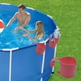 thumbnail image 5 of Huayishang Locker Shelf Cup Holders for Above Ground Pool Cup Holder Square Top Oval Top Cup Holder Pool Drink Holder Easy to Clip on Pool, Kitchen Essentials Clearance Sale Pink, 5 of 6
