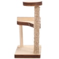 thumbnail image 3 of Miangastore Dolls House Miniature Cat Tree Wooden Mini House Furniture Mini Cat Scratching Post, 3 of 8