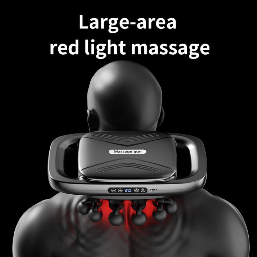 20 Head Deep Tissue Percussion Massager Gun with 3 Modes & 30 Intensities,Quiet Muscle Massage Gun for Back,Shoulders, Legs, Foot, Body Muscle Pain Relief