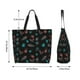 thumbnail image 5 of Balery Colorful Insect Bolsa Tote Estilo Estético con Cremalleras, Bolsa de Hombro, Bolsa de Compras Grande y Plegable, 5 of 8
