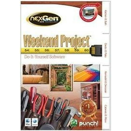 Punch! Weekend Project for the MAC- XSDP -8070644 - Discover hidden potential and add value to any part of your home, inside or outdoors, using Punch! Weekend Project for Mac. Design with confide