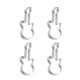 thumbnail image 1 of 4 Uds cortadores de galletas de acero inoxidable con forma de guitarra moldes para galletas herramientas para hornear en casa, 1 of 5