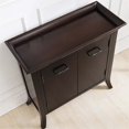 thumbnail image 4 of Leick Favorite Finds Tray Edge Hall Chest in Chocolate, 4 of 8