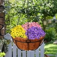 thumbnail image 4 of Artificial Fake Pansy Flowers for Outdoor, 24 Bundles Silk Fake Spring Flowers UV Resistant Realistic Pansy Faux Eucalyptus Plants for Outside Planters Porch Window Box Garden Indoor Decor, 4 of 6