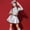 Light Gray, variant on CUZIBR Girls Tops Jazz Dancewear Sequins Shirts Off The Shoulder Long Sleeve Round Neck Crop Top For Performance Sparkly Streetwear Fitted Blouse,Light Gray,3-4 Years