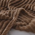 thumbnail image 4 of Flannel Blanket, 39 x 47 Inch Small Soft Warm Fleece Throw for Kids Toddlers Pets Sofa Nap and Nursery Room Decoration, Coffee, 4 of 4