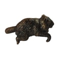 thumbnail image 2 of Figura de maceta para abrazar, estatua de animal de jardín, adorno de césped, colección colgante hámster, 2 of 8
