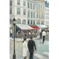 thumbnail image 2 of Wyatt, Norman Jr. 17x24 Black Ornate Wood Framed with Double Matting Museum Art Print Titled - Paris Impressions 4, 2 of 4