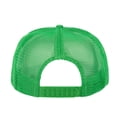 thumbnail image 3 of Toptie 5 Panel Trucker Hat Mesh Back Snapback Hat with Braid for Men & Women-Kelly Green, 3 of 8