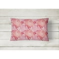 thumbnail image 2 of Carolines Treasures BB7565PW1216 Watercolor Red Hearts Canvas Fabric Decorative Pillow  12H x16W multicolor, 2 of 3