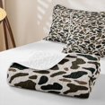 thumbnail image 4 of Manfei Abstract Camouflage Quilt Full, Polkadot Camo Full Bedspread Sets, Coyote Brown, 3 Pieces, 1 Coverlet and 2 Pillowcases, 4 of 7