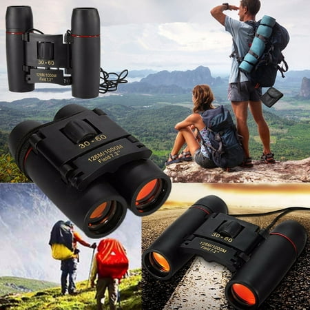 Folding 30x60 Binoculars Telescope w/ Strip&Bag Day And Night Vision 126m/1000m Hunting Camping Hiking Travel Bird