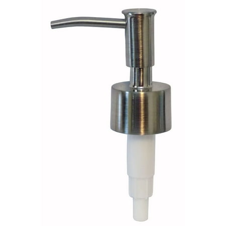 - Brushed Nickel Metal Dispenser Replacement PumpSome soaps may cause corrosions, wipe clean item periodically. By CJH